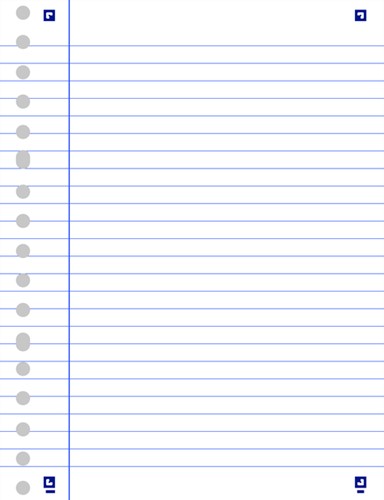 Interieur Oxford A5 17-gaats lijn 100vel 1 pak-2