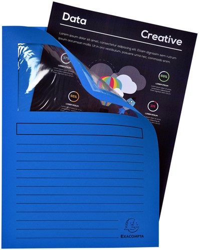 Venstermap Exacompta Forever L-map 120gr ass 100st 100 Stuk-3