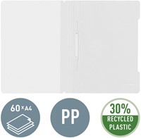 Snelhechter Leitz standaard A4 PP wit 1 Stuk-5