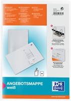 Offertemap Oxford met insteektas wit 1 Stuk