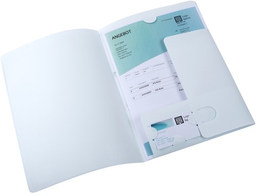 Offertemap Oxford met insteektas wit 1 Stuk-2