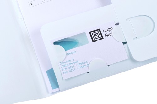 Offertemap Oxford met insteektas wit 1 Stuk-4