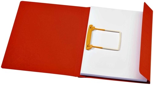 Clipmap Secolor A4 100% gerecycled karton 250gr rood verpakt per 50 stuks