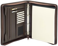 Schrijfmap vd Spek A4 4-r O-mech + rits br 1 Stuk