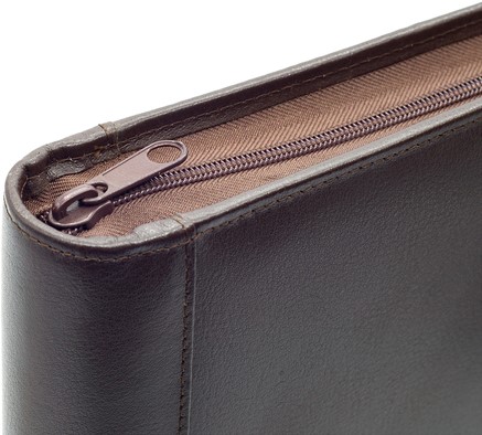 Schrijfmap vd Spek A4 4-r O-mech + rits br 1 Stuk-3