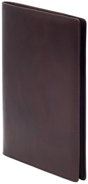 Schrijfmap van der Spek A4 buffelleer bruin 1 Stuk-2