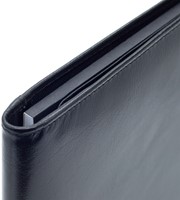 Schrijfmap van der Spek A4 buffelleer zwart 1 Stuk-3