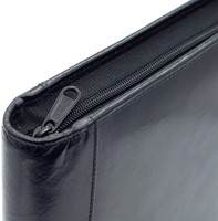 Schrijfmap vd Spek A4 leer 4-r O-mech + rits zw 1 Stuk-3