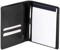 Schrijfmap van der Spek A6 buffelleer zwart 1 Stuk