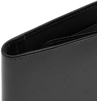 Schrijfmap van der Spek A6 buffelleer zwart 1 Stuk-3