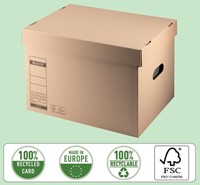 Archief- en transportdoos met deksel Leitz Premium 335x280x440mm natuurbruin-3