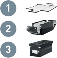 Hangmappenbox Leitz click & store WOW gerecycled karton 357x285x367mm wit-4