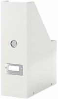 Tijdschriftencassette Leitz WOW click & store gerecycled karton wit-1