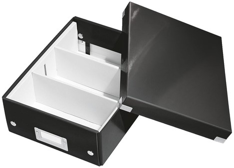 Sorteerbox Leitz WOW Click & Store 280x100x370mm gerecycled karton wit-2