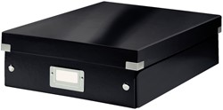 Opbergdoos Leitz Wow Click Store middel zwart 1 Stuk