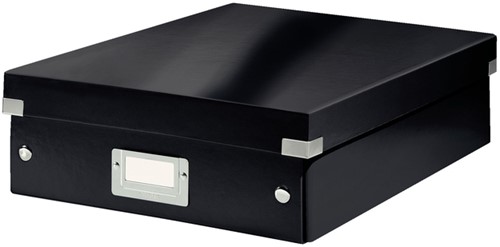 Opbergdoos Leitz Wow Click Store middel zwart 1 Stuk