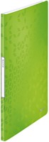 Showmap Leitz WOW A4 20-tassen PP groen 1 Stuk