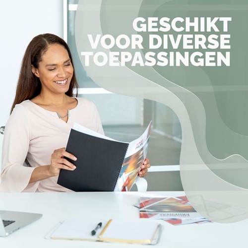 Voorblad Fellowes A4 PVC 240micron transparant 100 Stuk-3