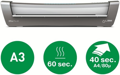 Lamineermachine Leitz iLAM Office Pro A3 1 Stuk-3