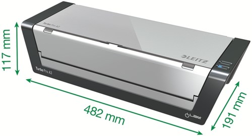 Lamineermachine Leitz iLAM Touch Turbo Pro A3 1 Stuk-4