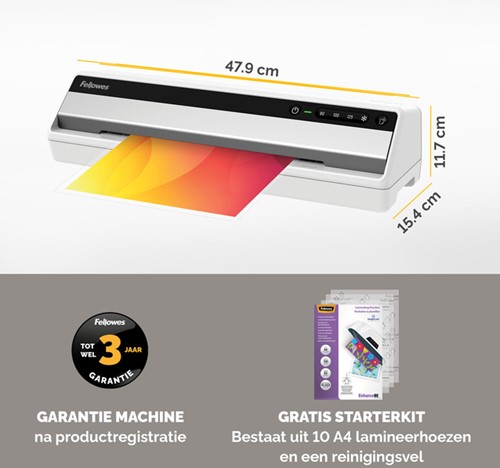 Lamineermachine Fellowes A3 Saturn 3i 1 Stuk-3