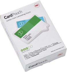 Lamineerhoes GBC club card 75x105mm 2x125micron 100 Stuk