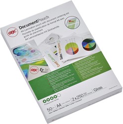 Lamineerhoes GBC A4 2x250micron 50 Stuk