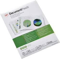 Lamineerhoes GBC A5 2x75micron 25 Stuk
