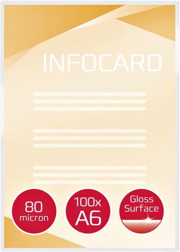 Lamineerhoes GBC A6 2x80micron 100 Stuk-2