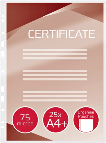 Lamineerhoes GBC Organize A4 2x75micron 25 Stuk-2