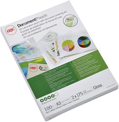 Lamineerhoes GBC A3 2x175micron 100 Stuk