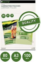 Lamineerhoes Leitz iLAM A3 2x80micron EVA 100 Stuk-2