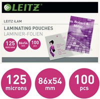 Lamineerhoes Leitz iLAM 54x85mm 2x125micron EVA 100 Stuk-2