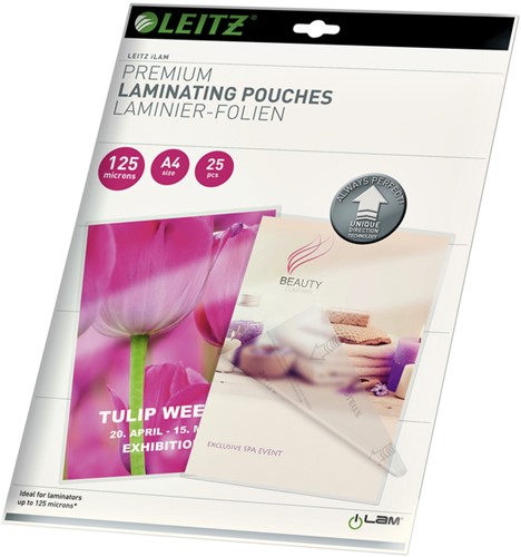 Lamineerhoes Leitz iLAM A4 2x125micron UDT 25 Stuk