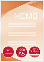 Lamineerhoes GBC A5 2x75micron glans 100 Stuk-2