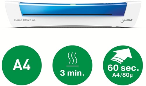 Lamineermachine Leitz iLAM Home Office A4 blauw 1 Stuk-2