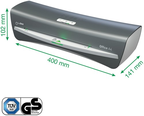 Lamineermachine Leitz iLAM Office A4 zilver 1 Stuk-5