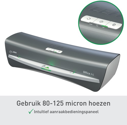 Lamineermachine Leitz iLAM Office A4 zilver 1 Stuk-8