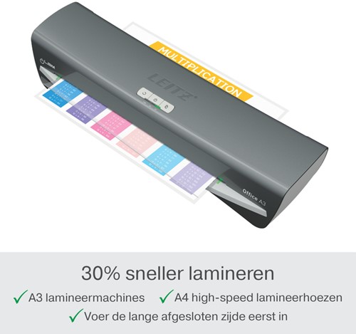Lamineermachine Leitz iLAM Office A3 zilver-5