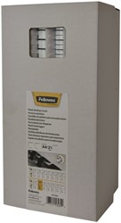 Bindrug Fellowes 19mm 21rings A4 wit 100 stuks