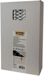 Bindrug Fellowes 14mm 21rings A4 wit 100 Stuk