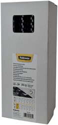 Bindrug Fellowes 22mm 21rings A4 zwart 50 Stuk