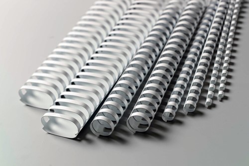Bindrug GBC 6mm 21-rings A4 wit 100 stuks-2