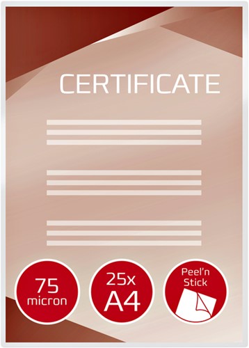 Lamineerhoes GBC Peel en Stick 2x75micron 25 Stuk-2