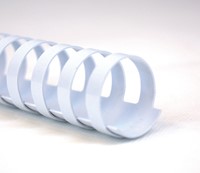 Bindrug GBC 22mm 21rings A4 wit 100 stuks-1