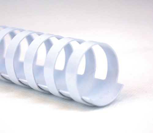 Bindrug GBC 25mm 21rings A4 wit 50 stuks-1