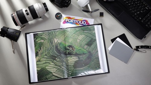 Showmap Rillstab A4 5 kanaals 50 tassen zwart 1 Stuk-3