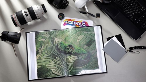 Showmap Rillstab A4 8 kanaals 80 tassen zwart 1 Stuk-3