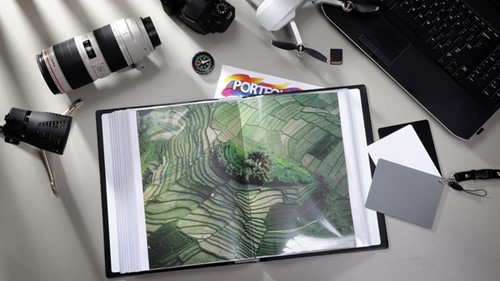 Showmap Rillstab A4 10 kanaals 100 tassen zwart 1 Stuk-3