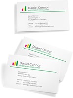 Visitekaart Sigel 85x55mm blanco 190gr wit 10 Vel-4